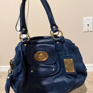 Coach Satchel Royal Blue